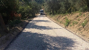 Ayvacık-Nusratlı Sahil Yolu Asfaltlama Çalışması