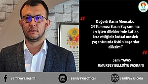 Başkan Sami Yavaş Basın Bayramını Kutladı