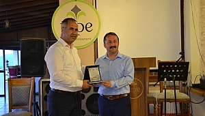 Biga'da Milli Eğitim Şube Müdürlerine Veda Yemeği