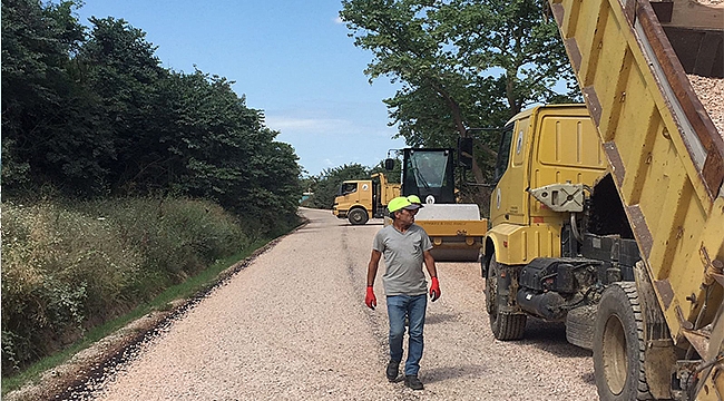 Biga Havdan Sarısıvat Dikmen Yol Çalısması Tamamlandı