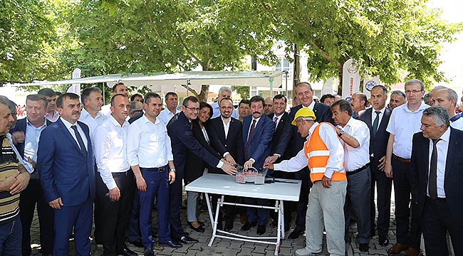 Biga Ticaret Borsası Anaokulunun Temeli Törenle Atıldı