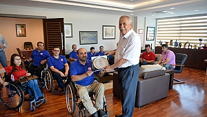 Boğazgücü Engelliler Spor Kulübü'nden Başkan Gökhan'a Ziyaret