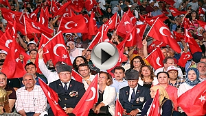 Çanakkale'de 15 Temmuz Milli Birlik Yürüyüşü