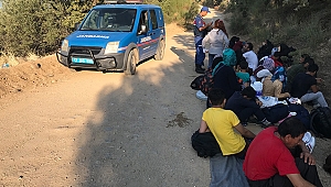 Çanakkale'de 40 Kaçak Göçmen Yakalandı