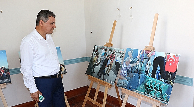 Çanakkale'de İHA'nın '15 Temmuz' Fotoğraf Sergisi Açıldı