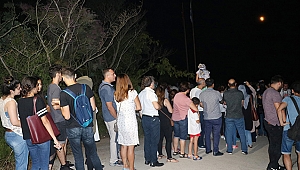 Çanakkale'de Kanlı Ay Tutulması İlgiyle İzlendi