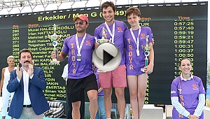 Çanakkale'de Troya Açık Su Yüzme Yarışı Gerçekleşti