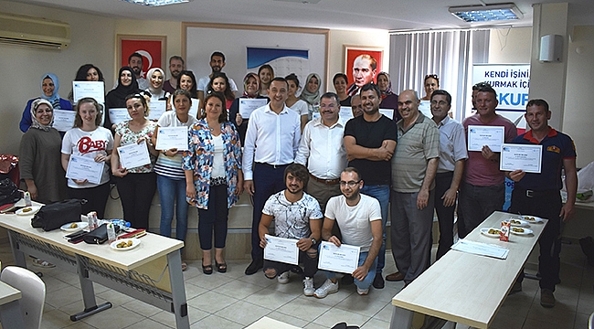 Çanakkale İşkur Çan'da Uygulamalı Girişimcilik Kursu Düzenledi