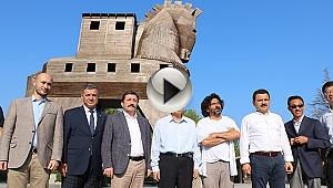 Çin'in Kültür Ve Turizm Bakanı Shugang'dan Troya Antik Kenti'ne Ziyaret