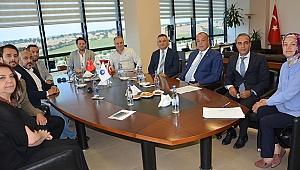 ÇOMÜ Rektörü Prof. Dr.Yücel Acer ÇTSO Yönetim Kurulunu Ziyaret Etti