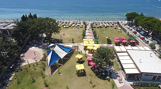 Güzelyalı Halk Plajı Sıcak Yaz Günlerinde Kentlilerin Vazgeçilmez Adresi Oldu
