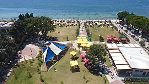 Güzelyalı Halk Plajı Sıcak Yaz Günlerinde Kentlilerin Vazgeçilmez Adresi Oldu