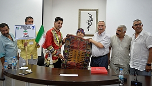 Halk Dansları Ekiplerinden Başkan Gökhan'a Ziyaret