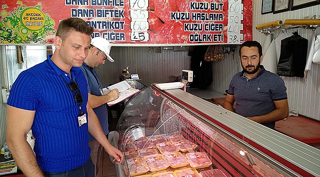 Lapseki'de gıda denetimleri yapıldı