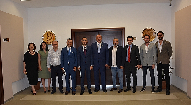 LİMAK Uludağ Elektrik A.Ş. Genel Müdürü Ali Erman Aytaç ÇTSO Yönetim Kurulunu Ziyaret Etti