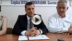 Mazbatasını alan Özgür Ceylan basın açıklaması düzenledi