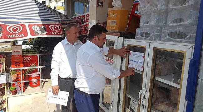 MHP Çan İlçe Başkanlığı İlçe Genelinde Askıda Ekmek Projesini Hayata Geçirdi