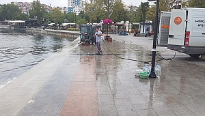 Temizlik Çalışmaları Kent Genelinde Rutin Olarak Devam Ediyor