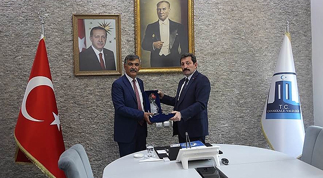 Türk-İş İl Temsilcisi Osman Akkurt, Vali Orhan Tavlı'yı Ziyaret Etti