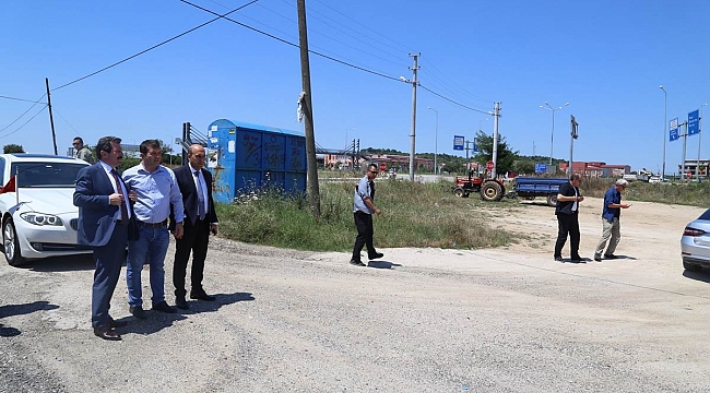 Vali Orhan Tavlı, Biga İlçesi Ağaköy'de İncelemelerde Bulundu