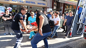 4 katlı apartmanın çatısından atladı