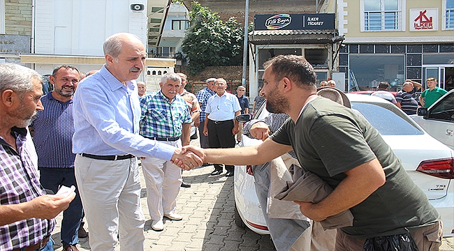 AK Partili Numan Kurtulmuş Umurbey'de