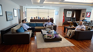 Başkan Gökhan, İzmir SMMMO Başkanı Adak'ı Ağırladı