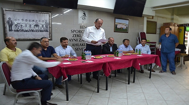 Başkan Işık, Adaspor'a lokal tapusunu verdi