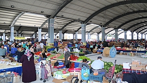 Biga Belediyesi Halk Pazarı dua ile açıldı