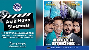 Biga Belediyesi'nin Açık Hava Sinema Günleri sürüyor