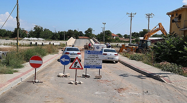 Biga'da dev altyapı çalışması başladı