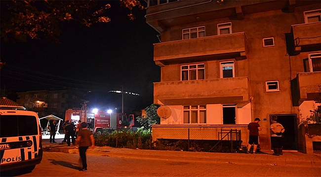 Biga'da ev yangını!