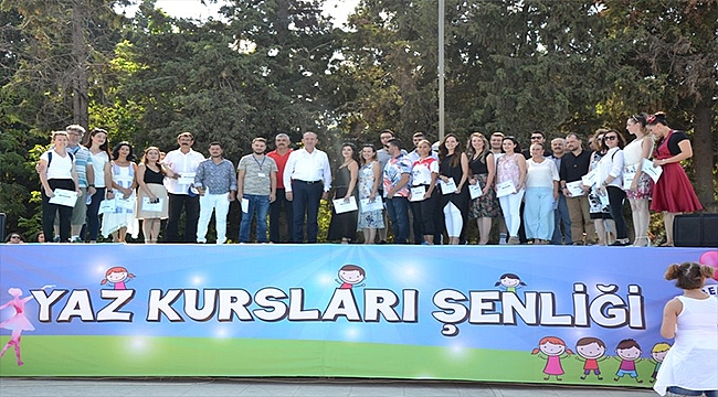 Biga'da yaz kursları şenliği