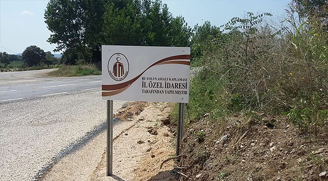 Çan İlçemizde Yol Çalısmaları Devam Ediyor