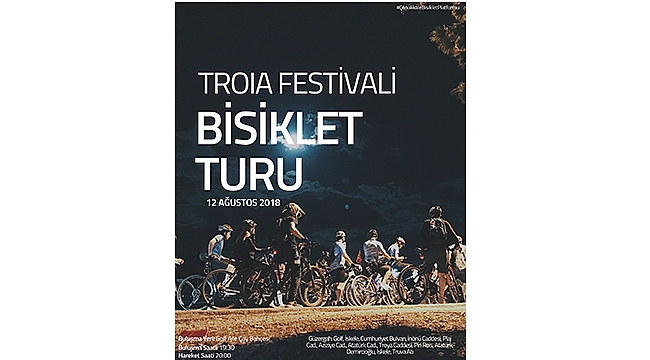 Çanakkale Bisiklet Platformu'ndan Troia Festivali Bisiklet Turu