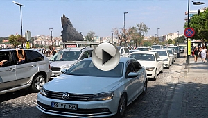 Çanakkale'de dönüş yoğunluğu: 5 kilometrelik kuyruk oluştu