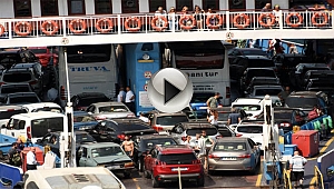Çanakkale'de dönüş yoğunluğu