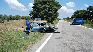 Çanakkale'de Trafik Kazası: 1 Kişi Yaralı!