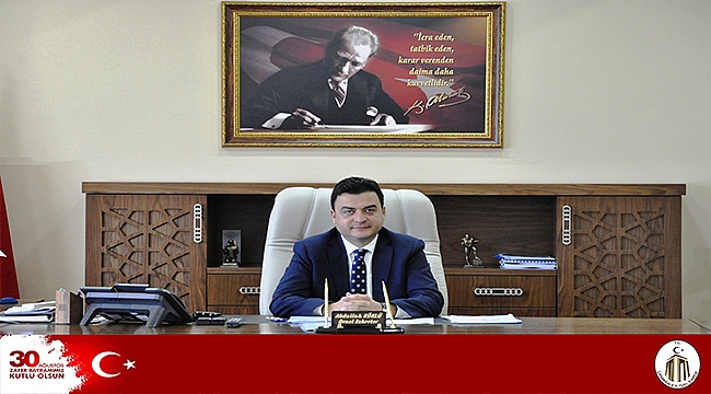 ÇANAKKALE İL ÖZEL İDARESİ GENEL SEKRETERİ ABDULLAH KÖKLÜ'NÜN 30 AĞUSTOS ZAFER BAYRAMI MESAJI