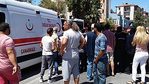 Cuma pazarı önünde feci kaza