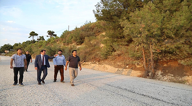 Güzelyalı Karanlık Liman- Kumkale Troya Bağlantı Yolunun 2+500 Km'lik Kısmı Asfaltlandı