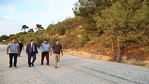 Güzelyalı Karanlık Liman- Kumkale Troya Bağlantı Yolunun 2+500 Km'lik Kısmı Asfaltlandı