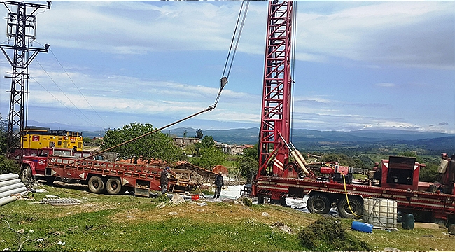 İçmesuyu Sondaj Çalısmaları Devam Ediyor