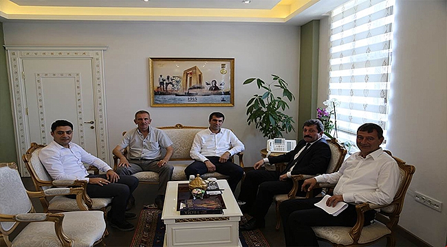 Kazdağları Belediye Başkanlarından, Vali Orhan Tavlı 'ya Ziyaret