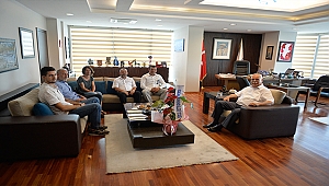 Makine Mühendislerinden Başkan Gökhan'a Nezaket Ziyareti