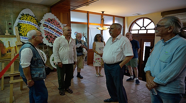 Nasır Türk'ün Resim Sergisi ÇTSO Çanakkale Evi'nde Açıldı