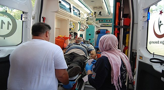 Tarım işçilerini taşıyan minibüs devrildi: 12 yaralı!
