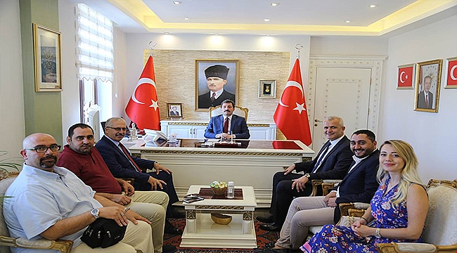 TÜRSAB Çanakkale - Körfez Temsil Kurulu Yeni Yönetiminden, Vali Orhan TAVLI'ya Ziyaret