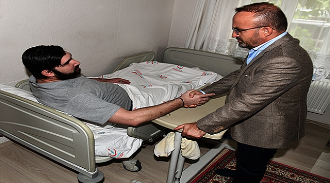 AK Parti Grup Başkanvekili Turan'dan gaziye ziyaret