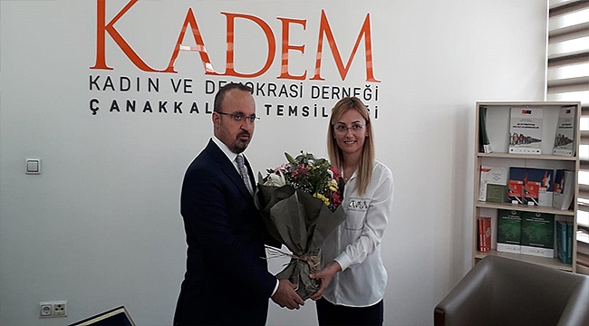 AK Parti'li Turan ve İskenderoğlu'ndan KADEM'e ziyaret